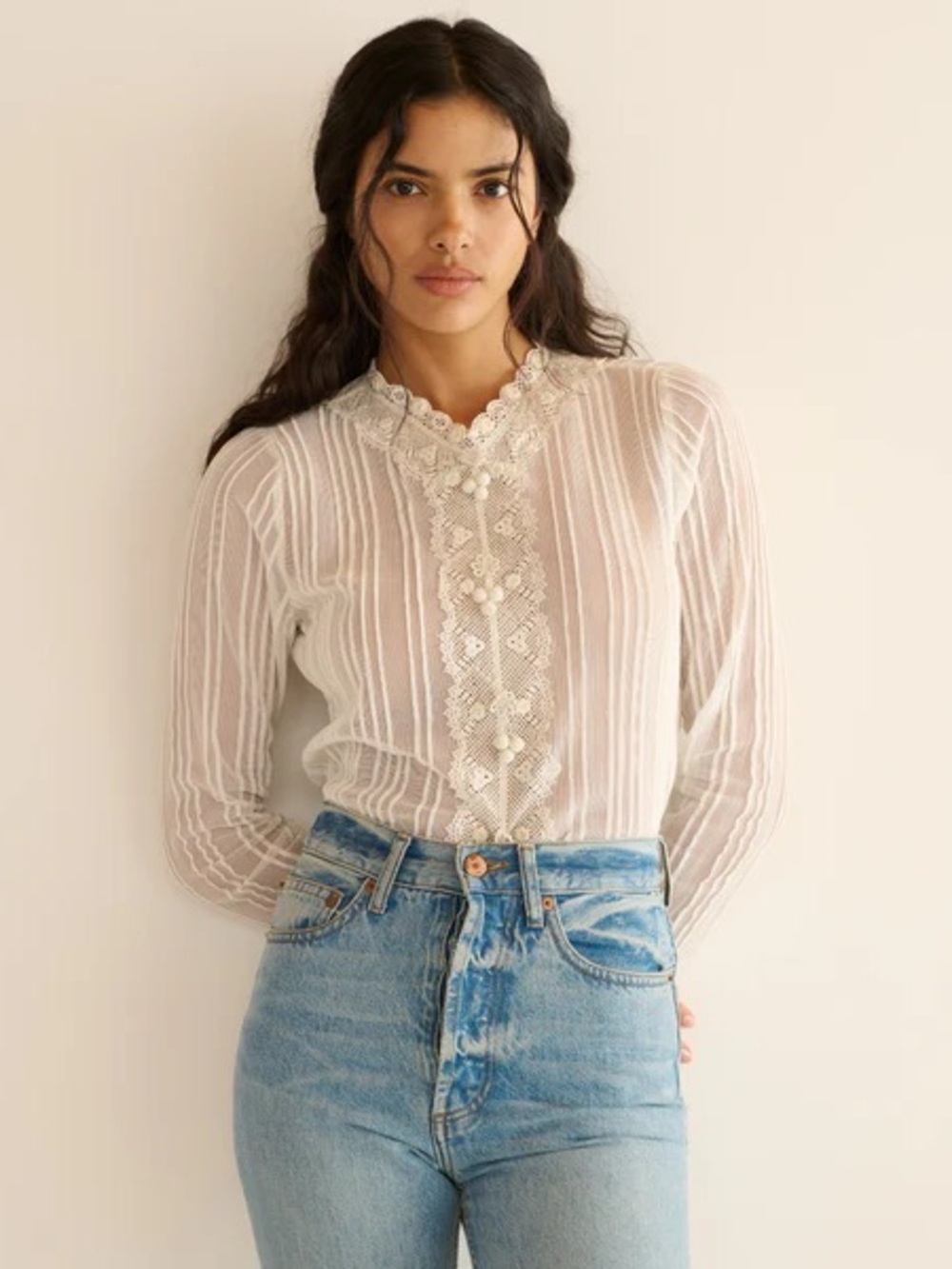 NWT Doen Octavia Top in Salt